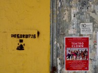 Graffiti And Notices Malaga