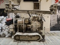 Machine Covered In Paint