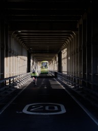 High Level Bridge Cyclist Bus