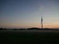 Wind Turbine Dusk