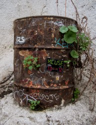 Rusty Oil Drum