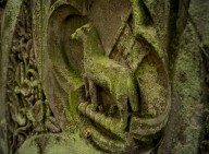 Horse On Gravestone