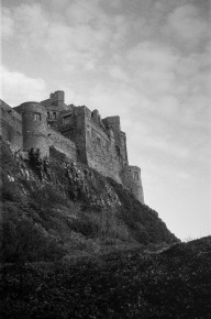 Bamburgh Castle from below