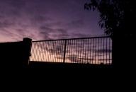 Sunset Gate Silhouette
